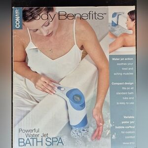 Conair Body Benefits Water Jet Bath Spa BTS1 Vintage 1998 NEW